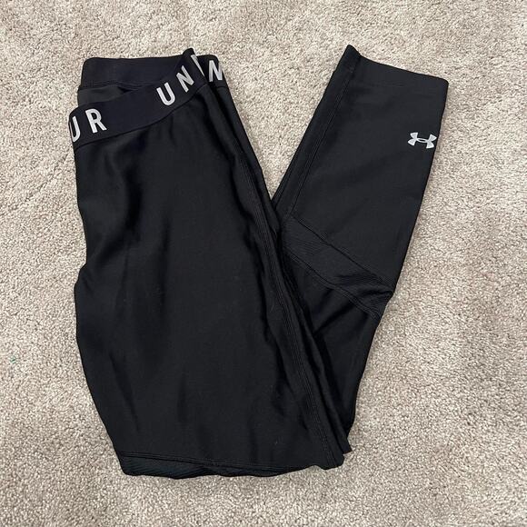 Under Armour Women's Compression Running‎ Tights Black Ankle Size Medium - Picture 2 of 8